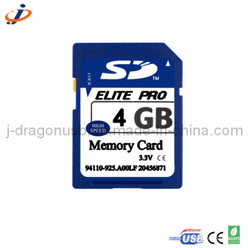 OEM Capacidad Real 4GB Clase 4 Tarjeta SDHC (JSD017)
